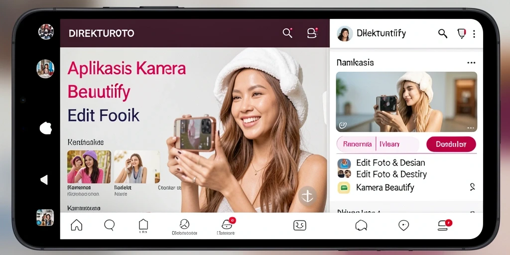 Antarmuka aplikasi DIREKTURTOTO yang intuitif untuk editing foto.